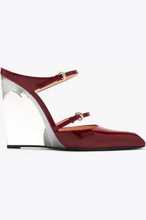 Gucci Christy wedge mules