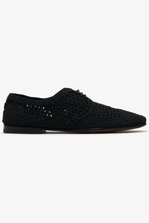 Dolce & Gabbana Woven fabric Derby shoes