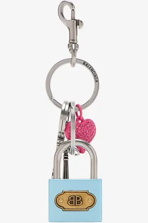 Balenciaga Padlock charm keyring