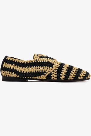 Dolce & Gabbana Woven Raffia Derby shoes