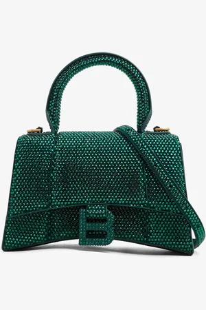 Balenciaga Hourglass XS embellished top-handle bag