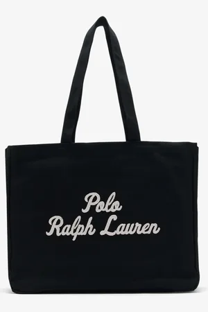Ralph Lauren Embroidered canvas tote bag