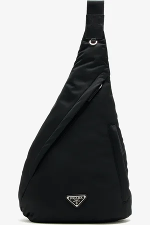 Prada Re-Nylon and leather backpack