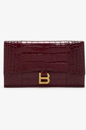 Balenciaga Small Hourglass flat pouch