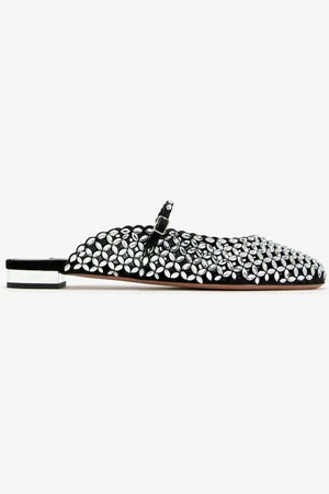 Aquazzura Crystal Sea flats