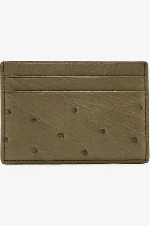 Bottega Veneta Ostrich card case