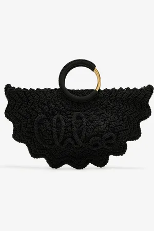 Chloé Bracelet Paravent small crochet tote bag