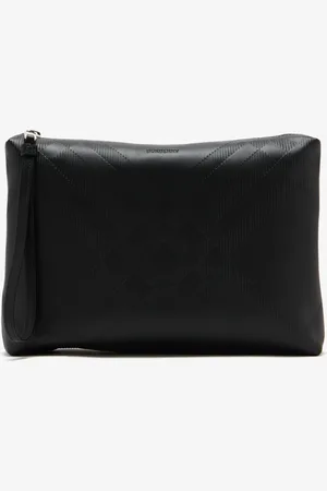 Burberry Embossed Check pouch