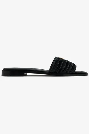 Prada Crochet slide sandals