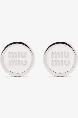 Miu Miu Enameled metal earrings