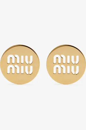Miu Miu Miu Logo earrings