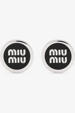 Miu Miu Enameled metal earrings