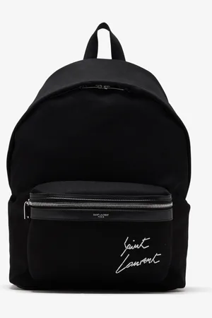 Saint Laurent City canvas backpack