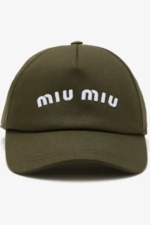 Miu Miu Drill baseball cap
