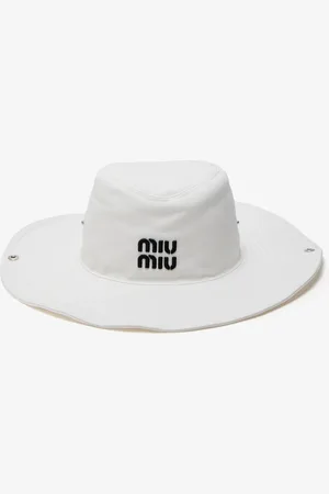Miu Miu Drill cowboy hat