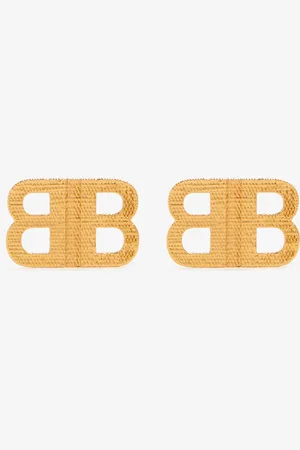 Balenciaga BB 2.0 textured earrings