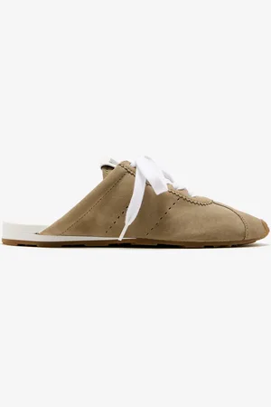Miu Miu Plume suede mules