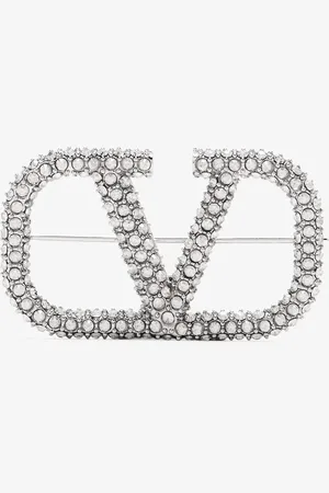 VALENTINO GARAVANI VLogo Signature brooch