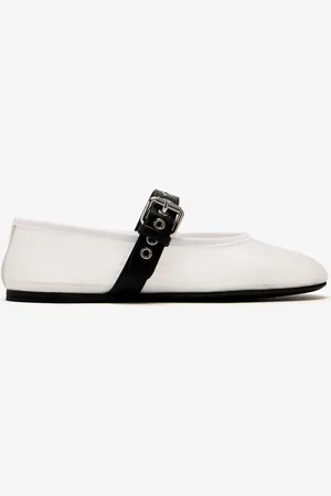 Miu Miu Mesh fabric ballerinas