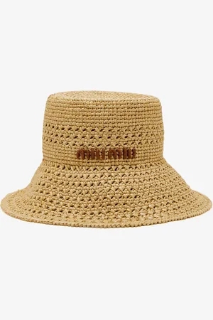 Miu Miu Raffia hat