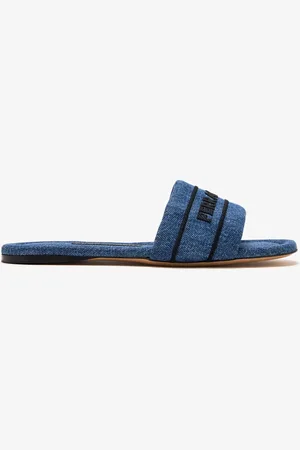 Salvatore Ferragamo Logo slide sandals