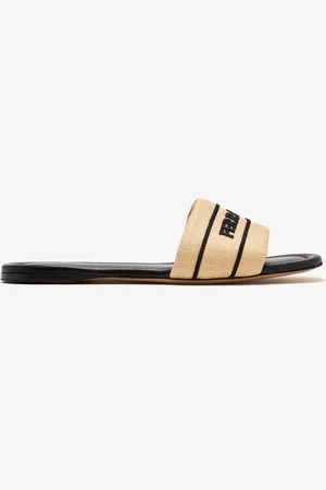 Salvatore Ferragamo Logo slide sandals