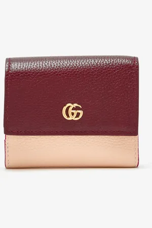 Gucci GG Marmont bi-color mini wallet