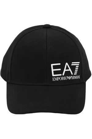 EA7 EMPORIO ARMANI Logo Cotton Canvas Baseball Hat