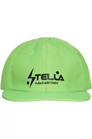 STELLA MCCARTNEY Men Caps - Logo Eco Cotton Canvas Baseball Cap