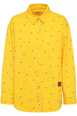 KENZO Women Hair Accessories - Bandana Print Cotton Denim Shirt
