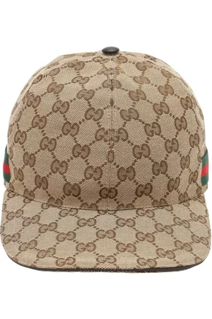 Gucci Gg Supreme Logo Canvas Baseball Hat