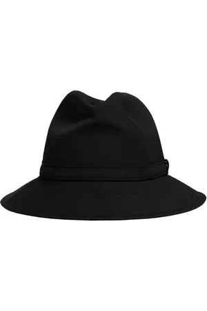 YOHJI YAMAMOTO Wool Gabardine Fedora Hat