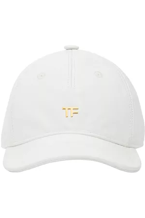 Tom Ford Women Caps - Tf Cotton Canvas & Leather Baseball Cap