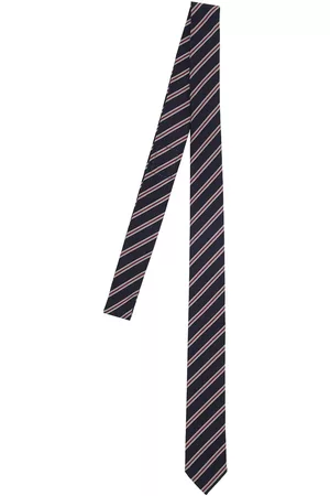 Thom Browne Silk & Cotton Jacquard Tie