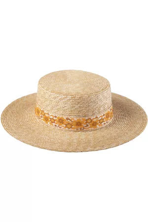 Lack of Color Spencer Boater Retro Marigold Straw Hat