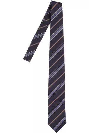 Brunello Cucinelli Striped Silk Tie
