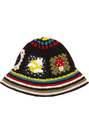 Alanui Women Hats - Northern Vibes Knit Crochet Bucket Hat