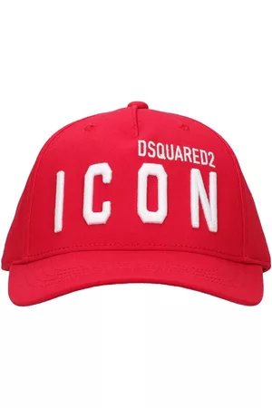 Dsquared2 Boys Caps - Icon Embroidered Cotton Baseball Cap