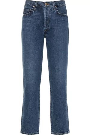 Goldsign Women Straight - Harper Mid Rise Straight Jeans
