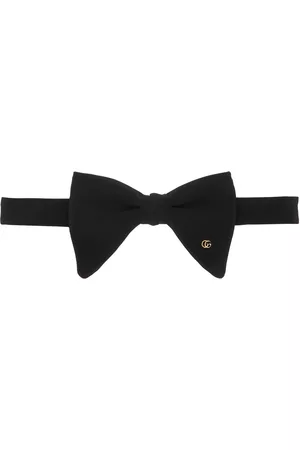 Gucci Men Bow Ties - Silk Bow Tie W/ Logo Detail