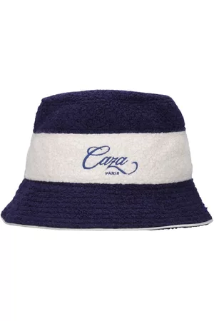 Casablanca Caza Embroidered Wool Bucket Hat