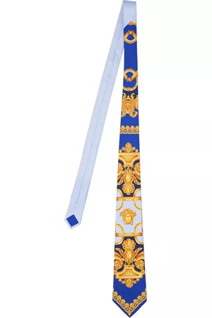 VERSACE Men Neckties - Heritage Print Silk Tie
