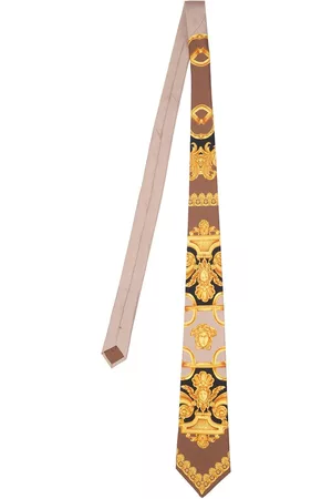 VERSACE Men Neckties - Heritage Print Silk Tie