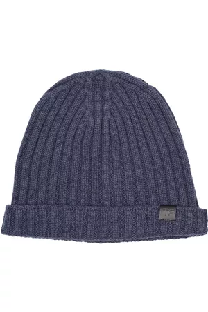 Tom Ford Men Beanies - Cashmere Ribbed Beanie Hat