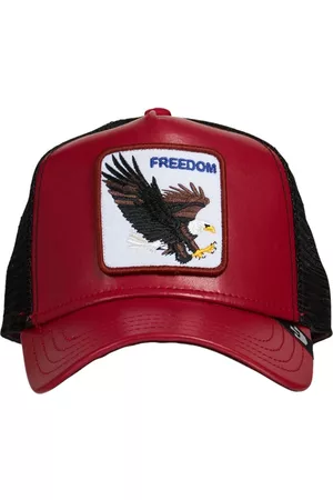 Goorin Bros. Big Bird Patch Faux Leather & Mesh Cap