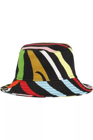 Puccini Girls Hats - Printed Cotton Gabardine Bucket Hat