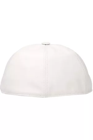 The Attico Leather Baseball Hat Without Visor