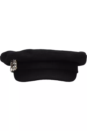 Roger Vivier Women Caps - Rv Crystal Broach Sailor Cap