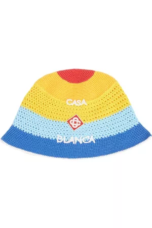 Casablanca Women Hats - Striped Crochet Hat
