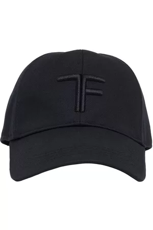 Tom Ford Canvas & Smooth Leather Cap